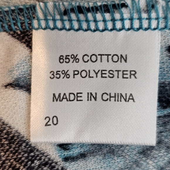 Haute Edition Floral and Striped Midi Dress with Pockets & Hidden Zipper Medium - Picture 5 of 8